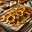 Cinnamon-Roasted Delicata Squash Rings with Tahini Drizzle